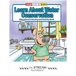 Learn About Water Conservation Coloring & Activity Book - CLB317