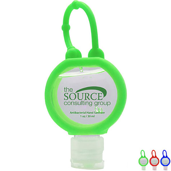 Product Photo 1 Round Travel Antibacterial Hand Sanitizer, 1oz.