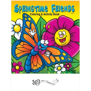Springtime Friends Coloring & Activity Book - CLB320