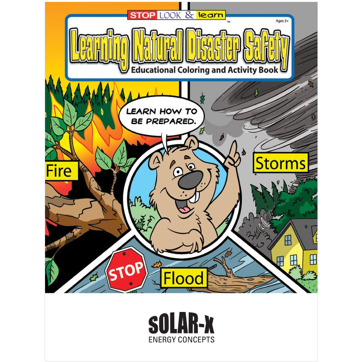 Product Photo 1 Learning Natural Disaster Safety Coloring & Activity Book