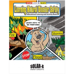 Learning Natural Disaster Safety Coloring & Activity Book - CLB324