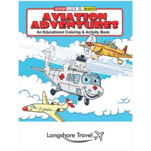 Aviation Adventures Coloring & Activity Book - CLB335