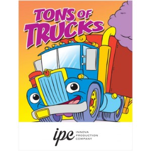 Tons of Trucks Coloring & Activity Book - CLB337