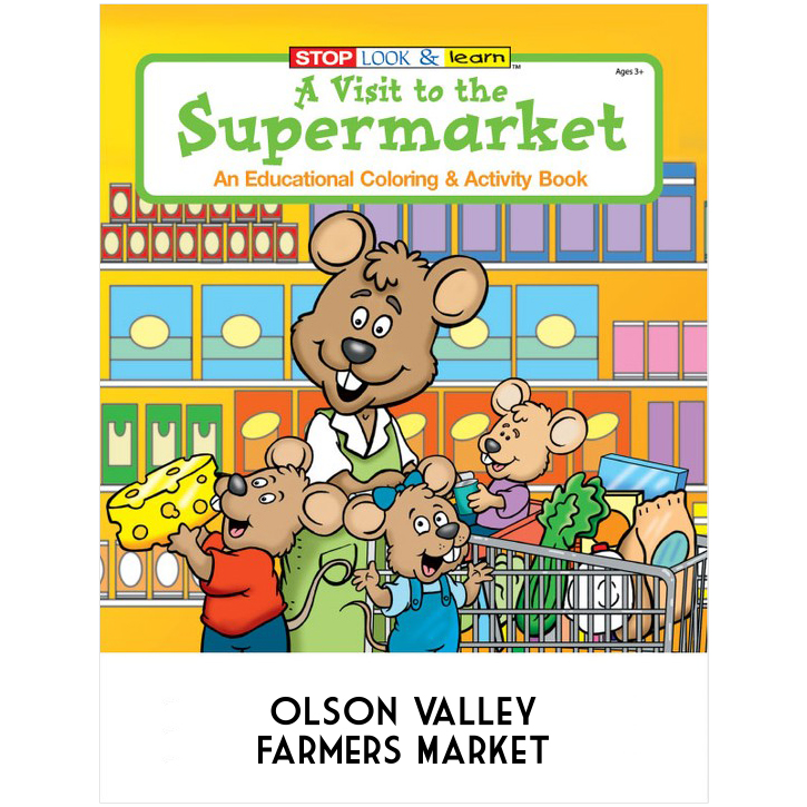 Product Photo 1 Visit to the Supermarket Coloring & Activity Book