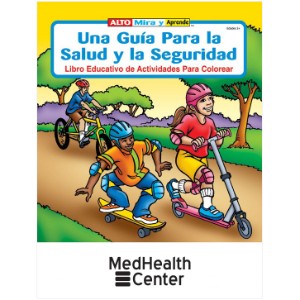Health & Safety Coloring & Activity Book - Spanish Version - CLB344