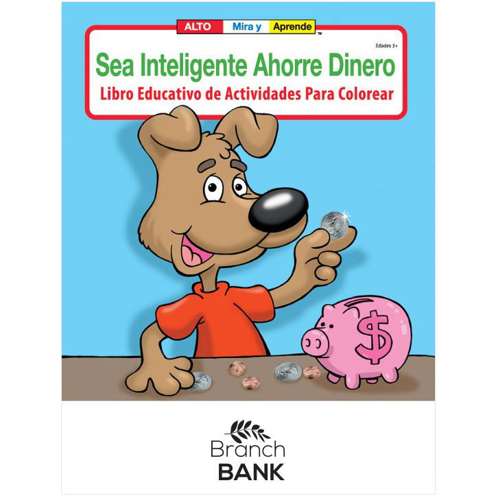 Product Photo 1 Be Smart, Save Money Coloring & Activity Book - Spanish Version