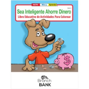 Be Smart, Save Money Coloring & Activity Book - Spanish Version - CLB346