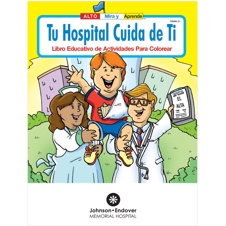 Product Photo 1 Your Hospital Cares About You Coloring & Activity Book - Spanish Version
