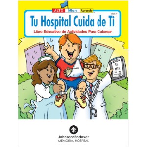 Your Hospital Cares About You Coloring & Activity Book - Spanish Version - CLB347