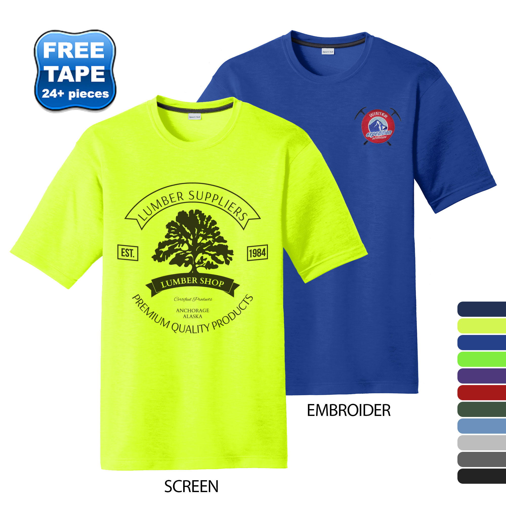Product Photo 1 Sport-Tek®  PosiCharge® Competitor™ Cotton Touch™ Men's Performance Tee