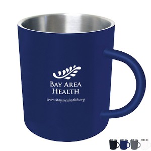 Soft Touch Halcyon™ Stainless Steel Coffee Mug, 15oz. - AK4713