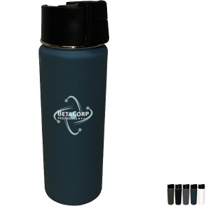 Soft Touch Halcyon™ Sport Bottle, 20oz., Full Color Imprint - AK4710
