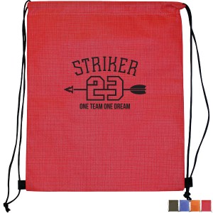 Criss Cross Non-Woven Drawstring Backpack - AK4733