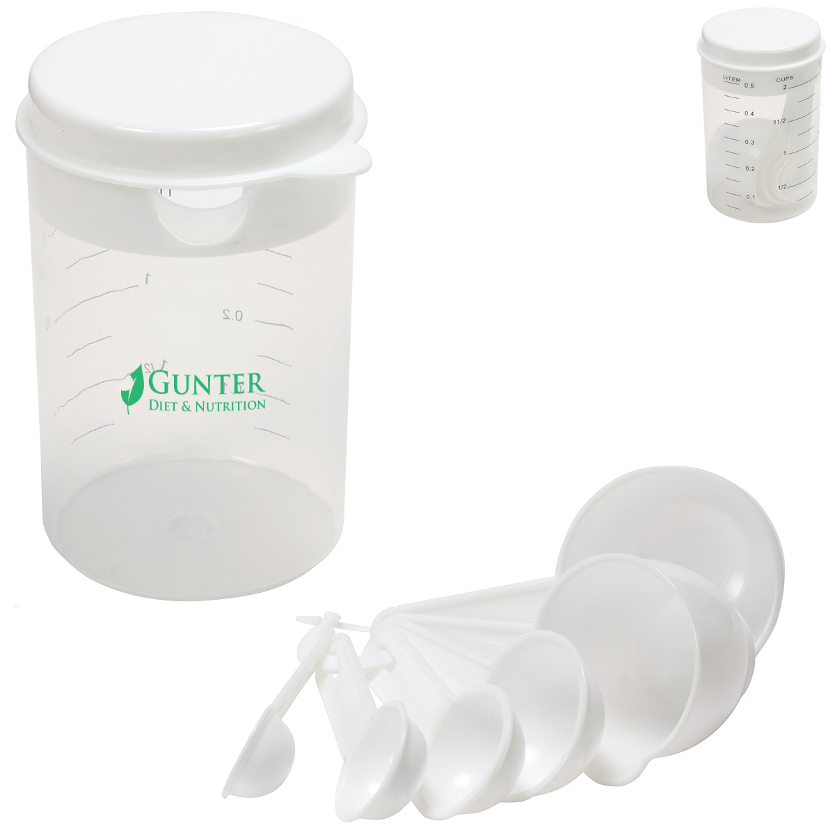 Product Photo 1 Recipe-Ready Measuring Cup Set & Strainer