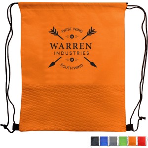 Wave Non-Woven Drawstring Backpack - AK4734