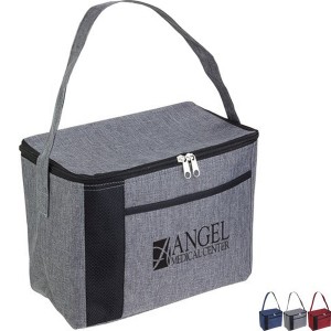 Greystone Heathered Polyester Square Cooler Bag - AR1469