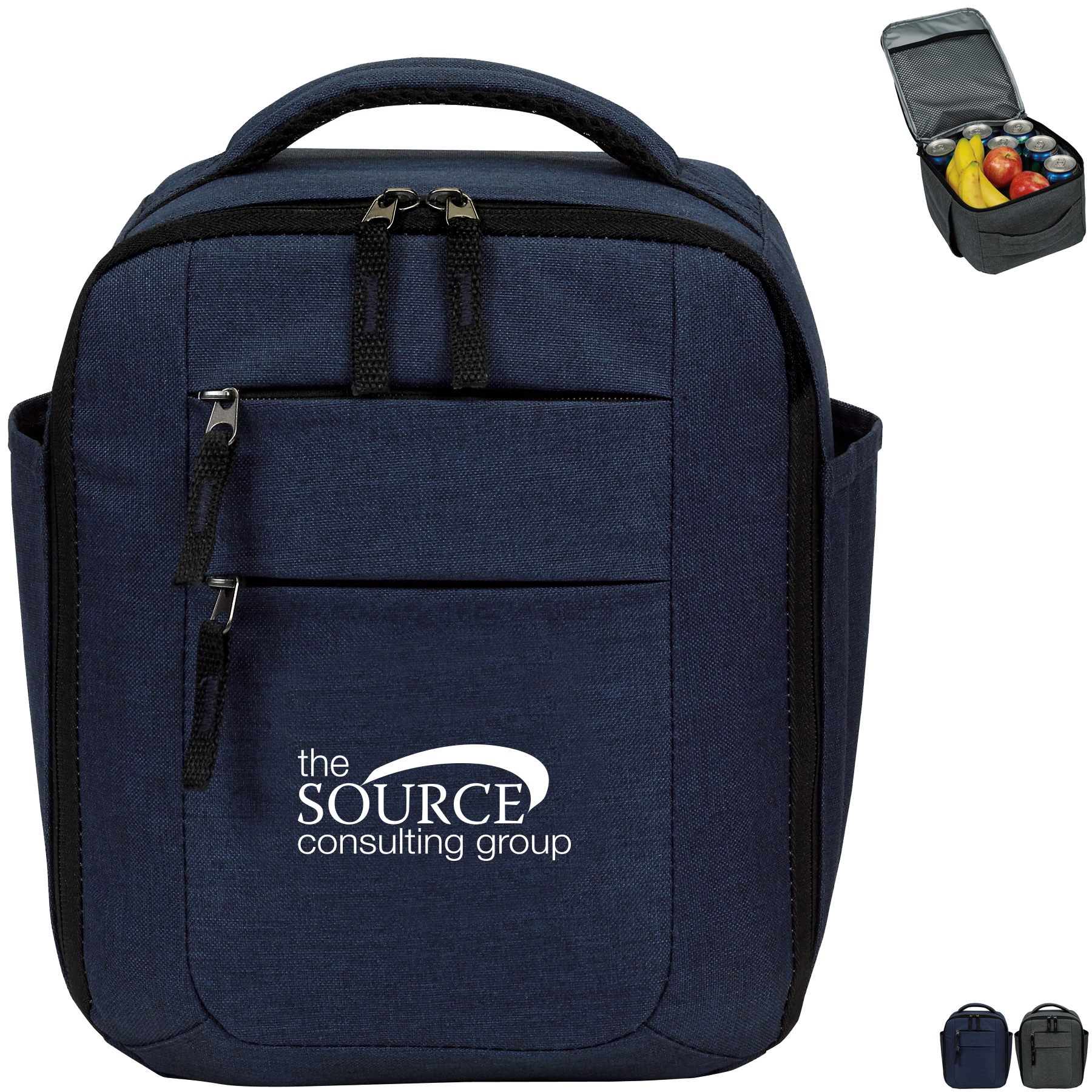 Product Photo 1 Premium Heathered Vertical Polyester Cooler