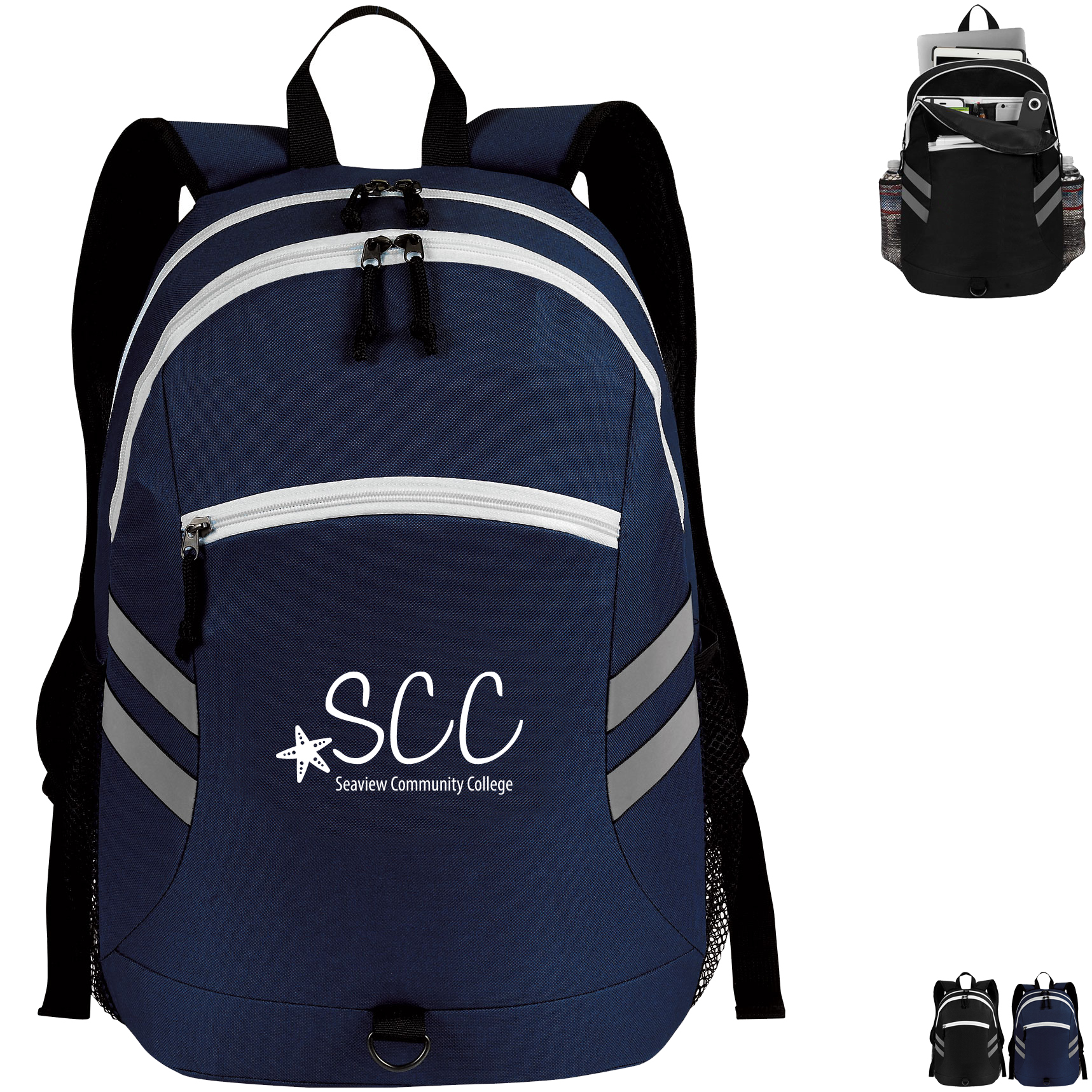 Product Photo 1 Balance Reflective Polyester Laptop Backpack