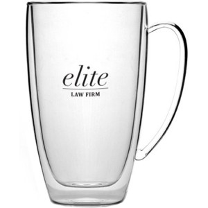 Clarity Double Wall Glass Mug, 12oz. - DN1725
