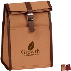 Classic Roll Top Washable Kraft Paper Lunch Bag - KB1440