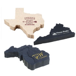 State Shape Stone Paperweight - SC5020