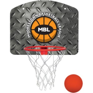 Micro Basketball Hoop Set, 6" - MC1360