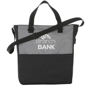Cameron Polycanvas Convention Tote w/ USB Port - LD5897