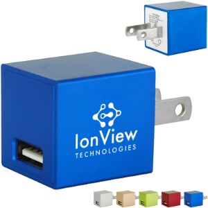 Metallic USB Wall Charger, UL Listed - AL6233