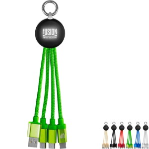 Circular Light Up Logo Cable w/ Type C USB - AL6261