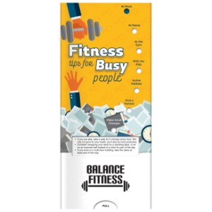 Fitness Tips for Busy People Pocket Sliders™ - BF2096