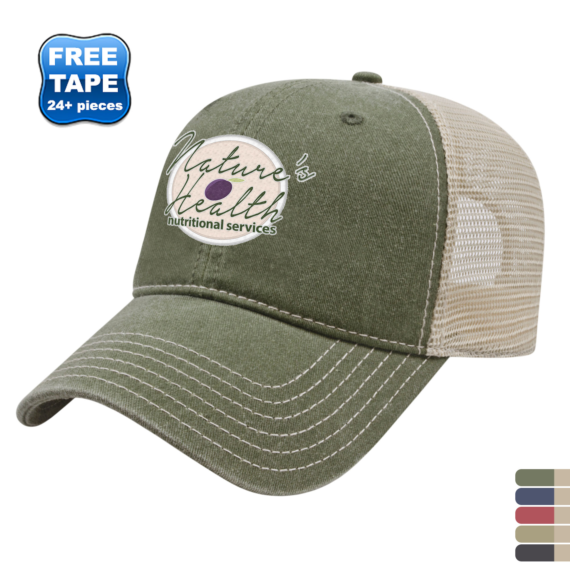 Product Photo 1 Classic Washed Pigment Dyed Unconstructed Mesh Cap