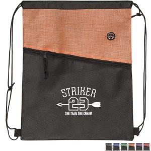 Tonal Non-Woven Drawstring Backpack - JE2317