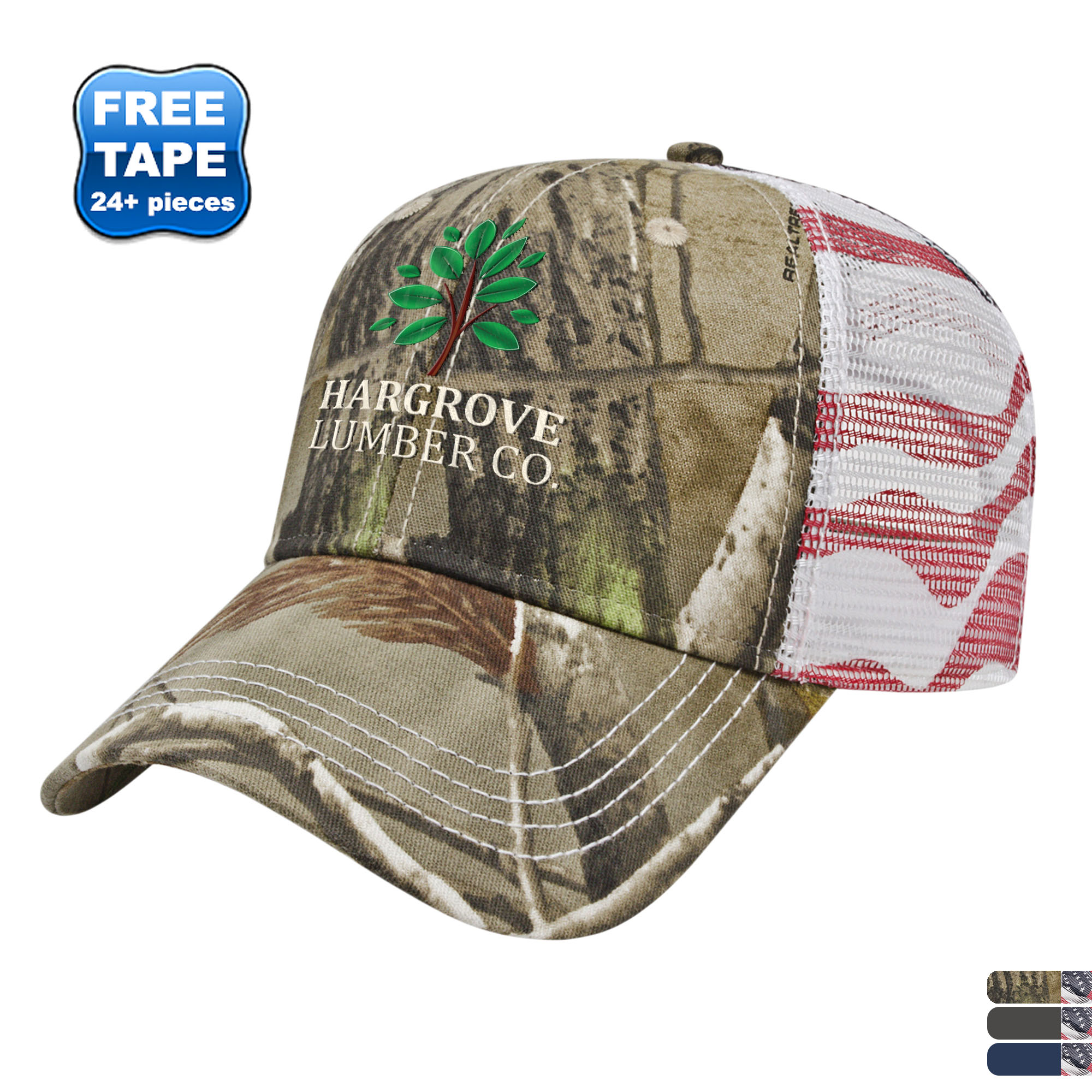 Product Photo 1 Classic Constructed Flag Mesh Back Cap