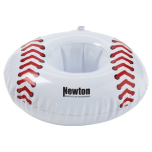 Inflatable 7" Baseball Beverage Coaster - JN1038