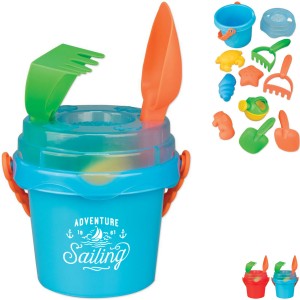 Mini Sand Pail with Toys & Lid - WO1465