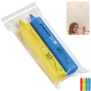 Bathtub 2-Pack Crayon Set in Polybag - JN1022