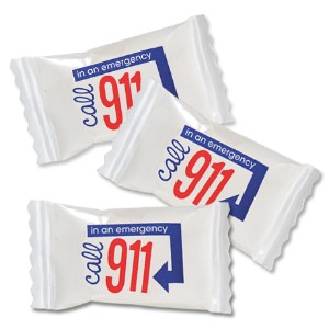 Call 9-1-1 Candies, Stock - TG1200