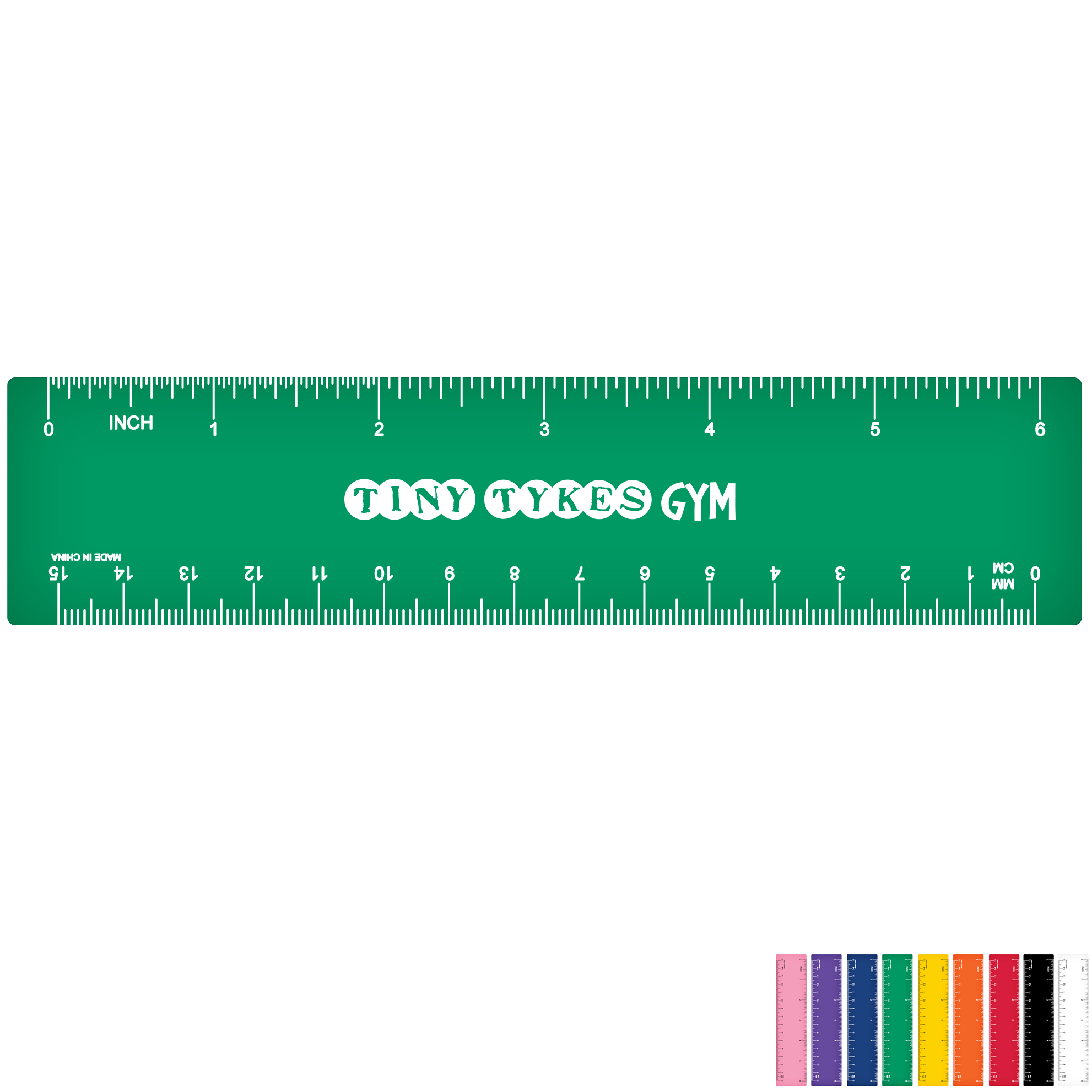 Product Photo 1 Colorful 6" Plastic Ruler