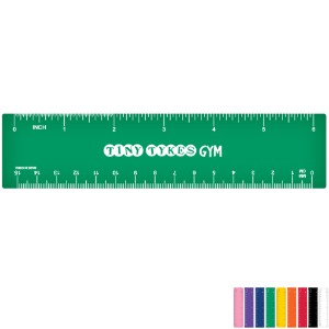 Colorful 6" Plastic Ruler - LK4223
