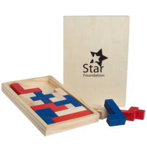 Color Wood Shapes Challenge Puzzle - AF2313