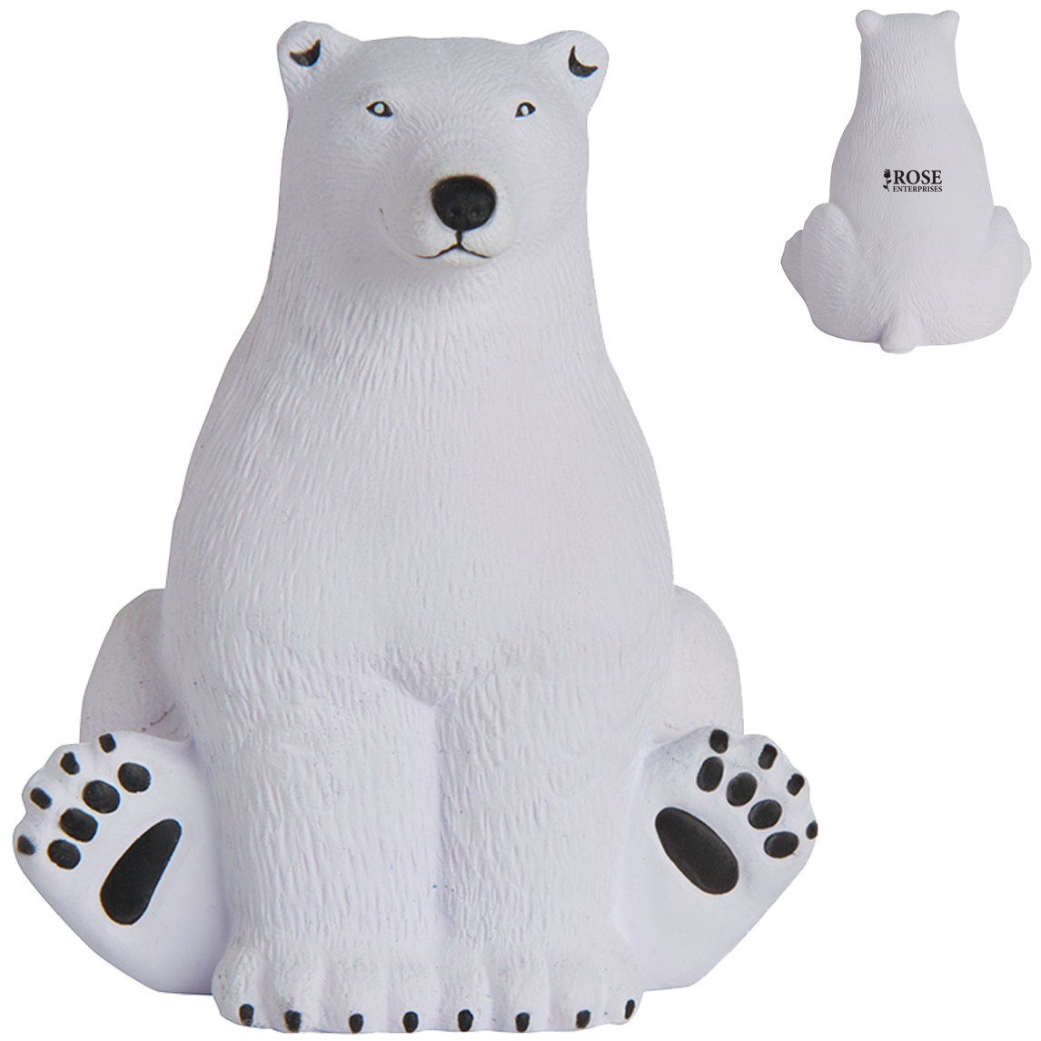 Product Photo 1 Sitting Polar Bear Stress Reliever
