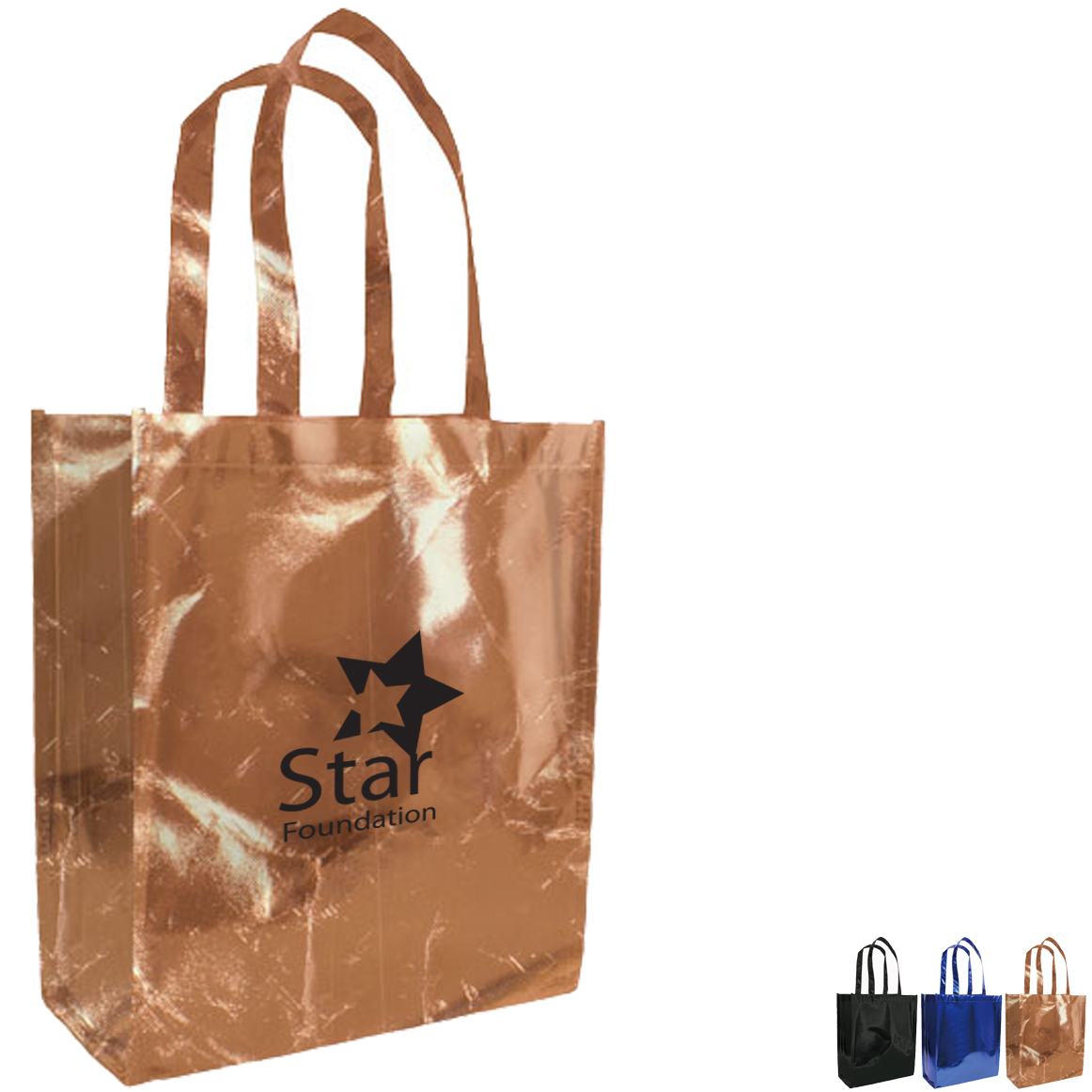 Product Photo 1 Metallic Non-Woven Tote Bag