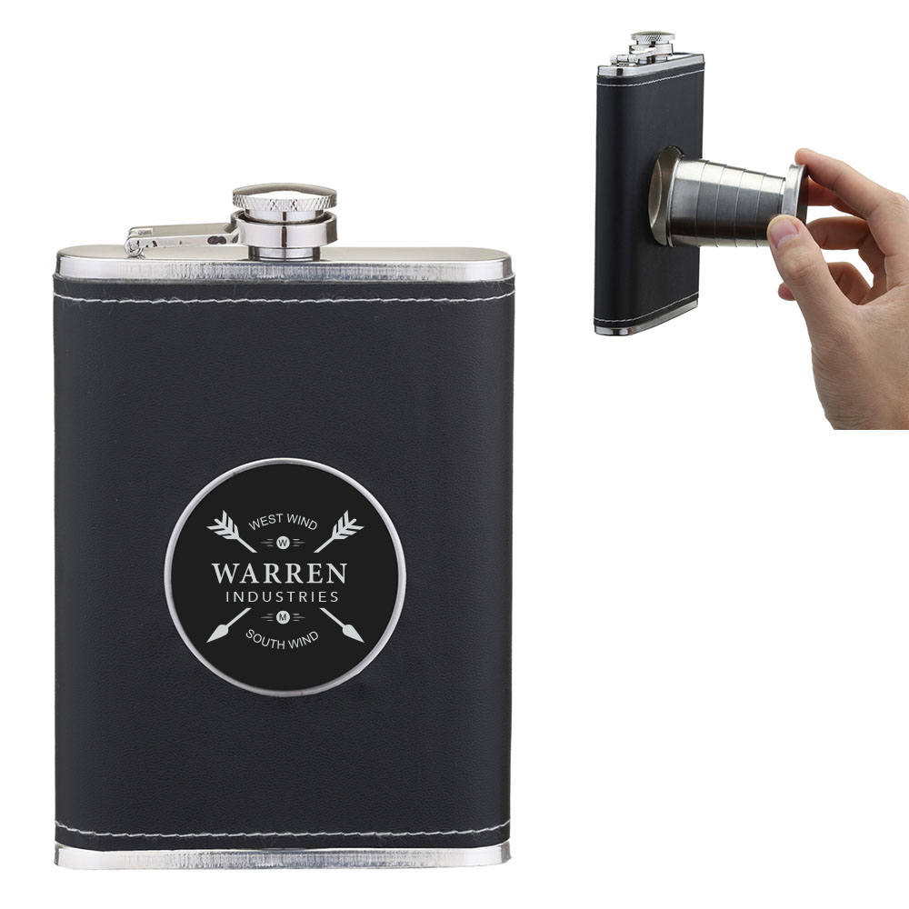 Product Photo 1 Collapsible Shot Cup Flask, 5oz.