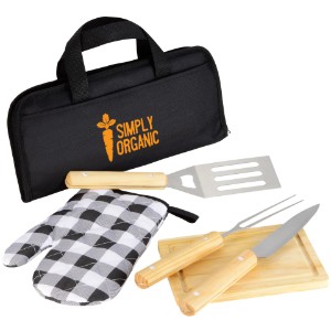 Five-Piece BBQ Set w/ Carrying Case - LD6052