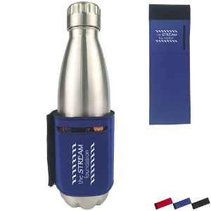 Neoprene Bottle Sleeve w/ Card Holder - CF1958
