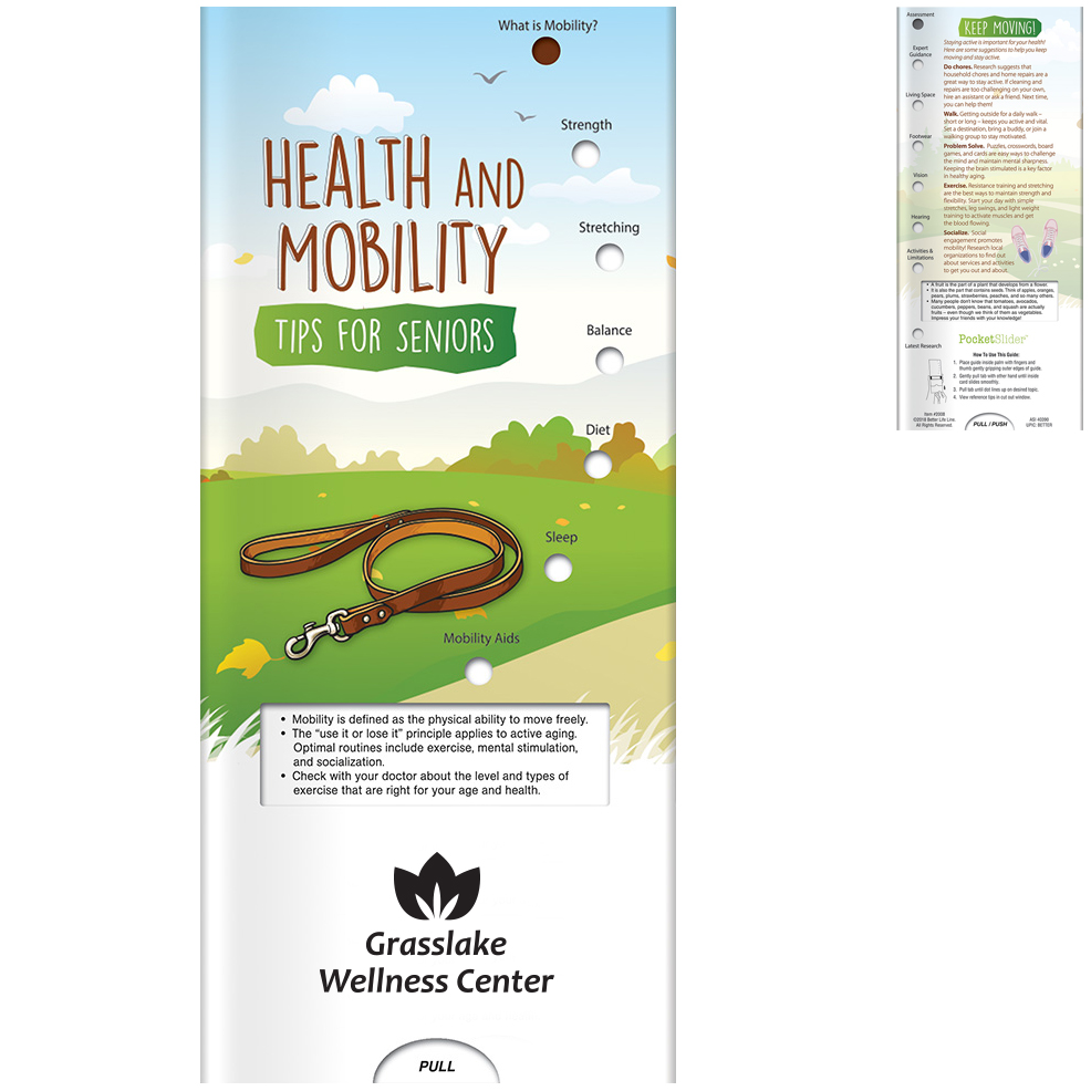 Product Photo 1 Health & Mobility Tips for Seniors Pocket Sliders™