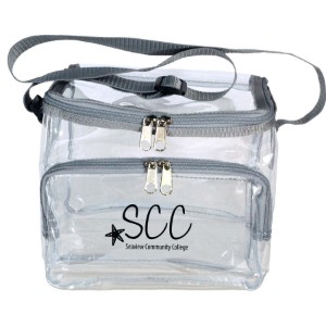 Clear Vinyl 12-Can Lunch Bag - ZR1305