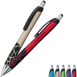 Mosaic Metallic Click Stylus Pen - HB2515