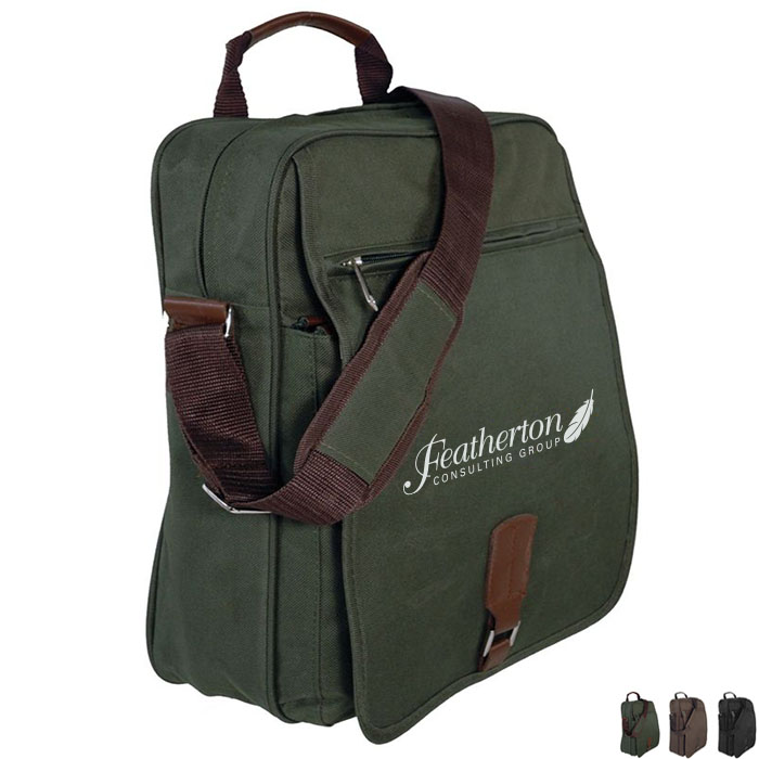 Product Photo 1 Upright Polyester Laptop Messenger Bag