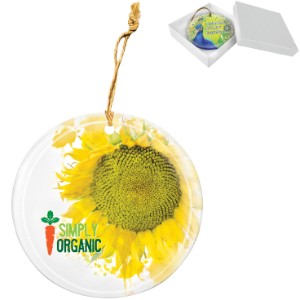 Round Glass Ornament - XP1350